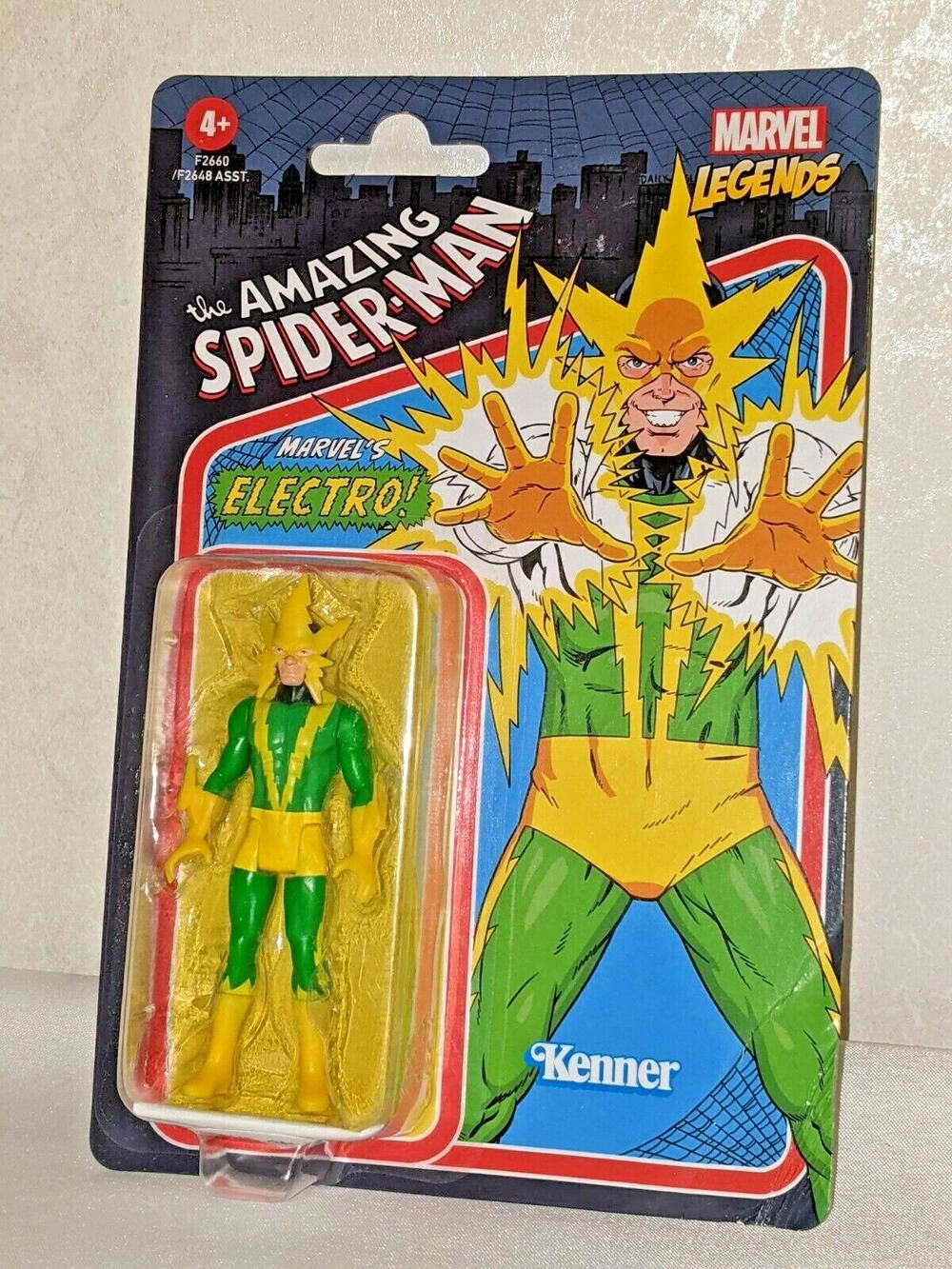 Marvel Legends The Amazing Spiderman Marvel's Electro Kenner - Damaged Package